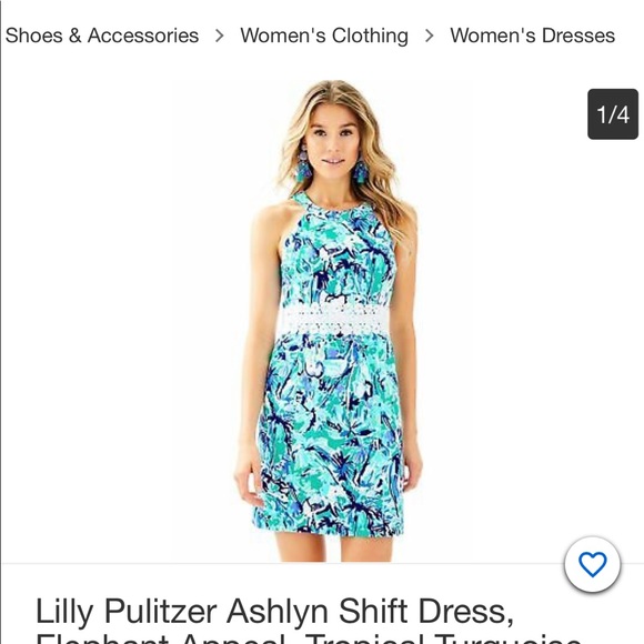 Lily Pulitzer Aislyn shift dress elephant appeal - Picture 2 of 13